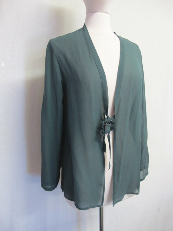 CITRON Silk Chiffon Tunic Boho Tunic Chiffon Blous