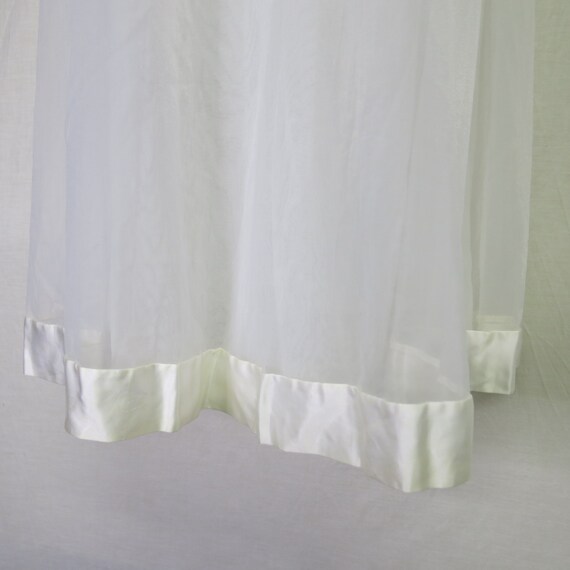 White Nightgown Gossard Artemis Nightgown Sheer N… - image 4