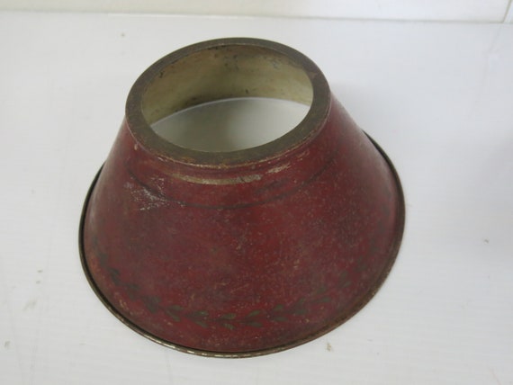 Antique Tole Lamp Shade Metal Painted Lamp Shade Etsy Australia