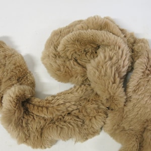 Rabbit Fur Muffler Plush Soft Fur Scarf
