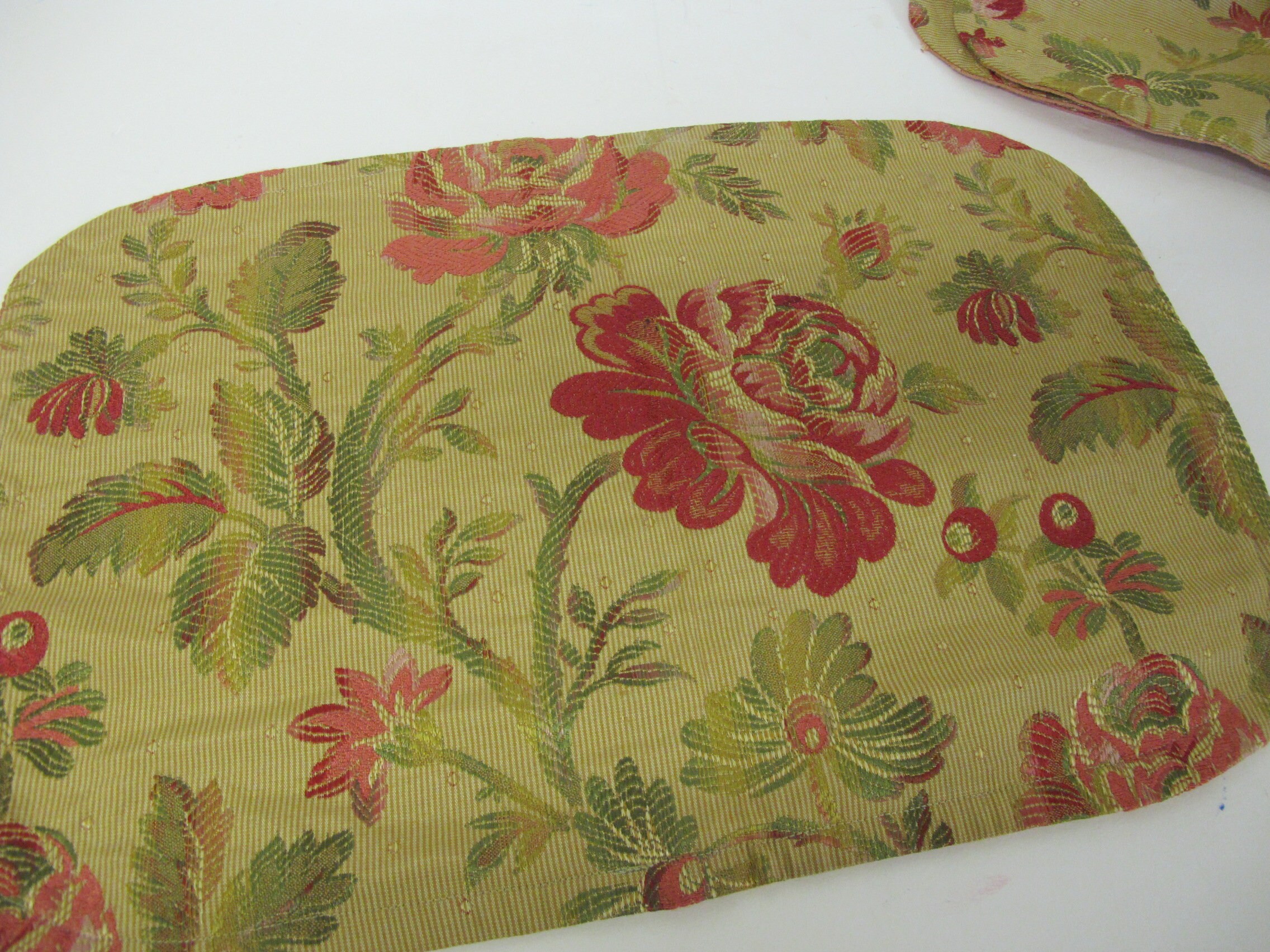 Damask Placemats Tapestry placemats Brocade Placemat Roses Etsy