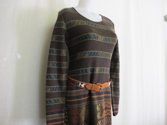 Peruvian Connection Sweater Dress Pima Cotton Knit