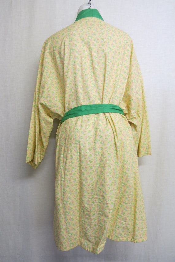 Cotton Kimono Robe Short Kimono Housecoat Houseco… - image 7