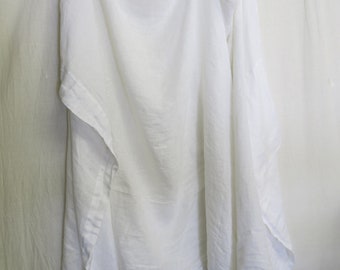 White Linen Curtain Panel  NWT POTTERY BARN