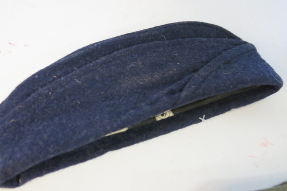 Vintage French Military Cap Hat WWII Garrison Cap - image 2