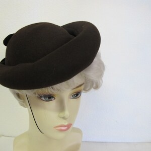 1940s Brown Winter Hat: Vintage Emporium San Francisco Beret