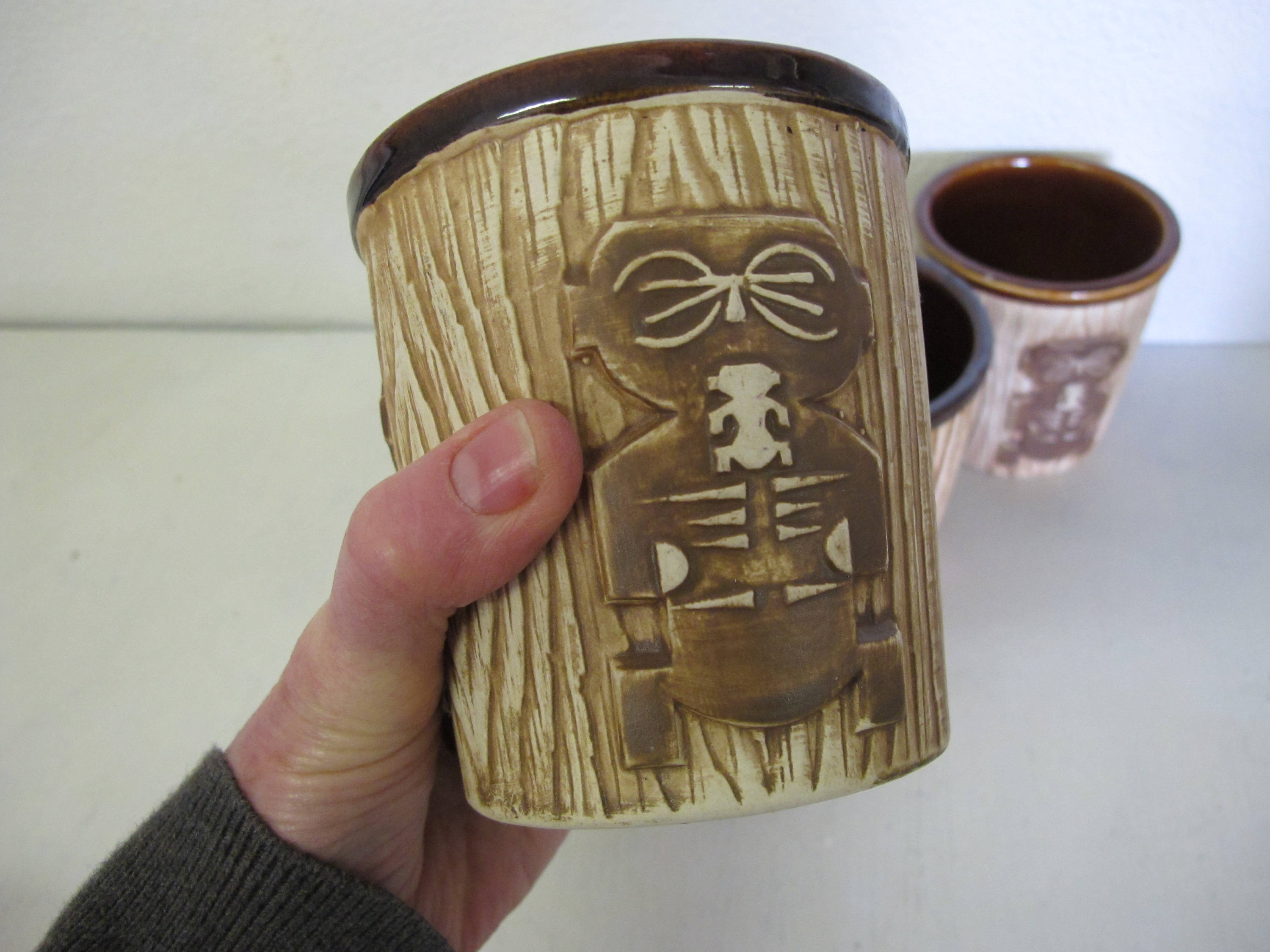 ハーヴェイズ・レイク・タホエ ヴィンテージ バレル マグ ティキ 3個