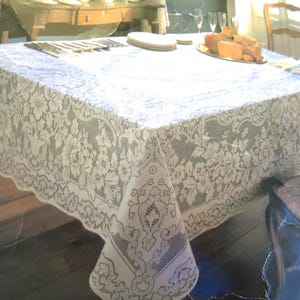 Quaker lace tablecloth - Etsy 日本