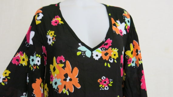 Chiffon Tunic Blouse Summer Chiffon Blouse Rayon … - image 4