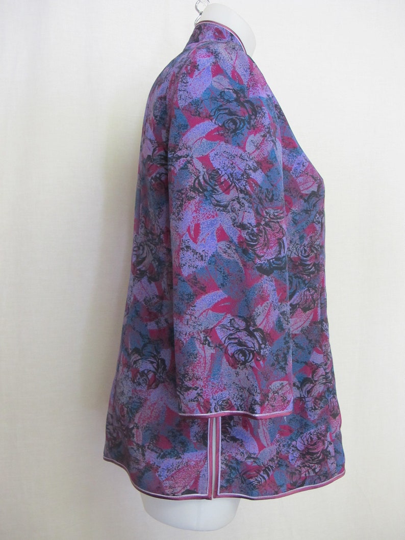 Silk Asian Jacket Chinese Silk Jacket Small image 5