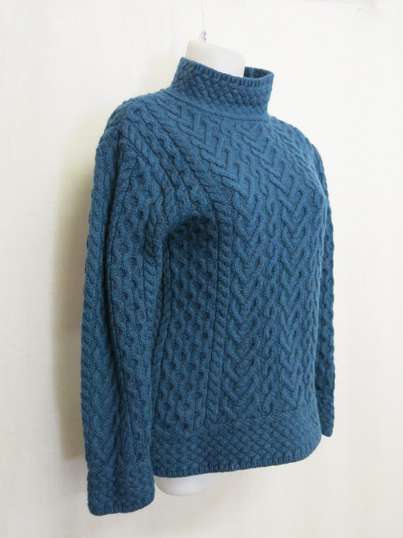 Irish Sweater Aran Crafts Large Fisherman's Cable