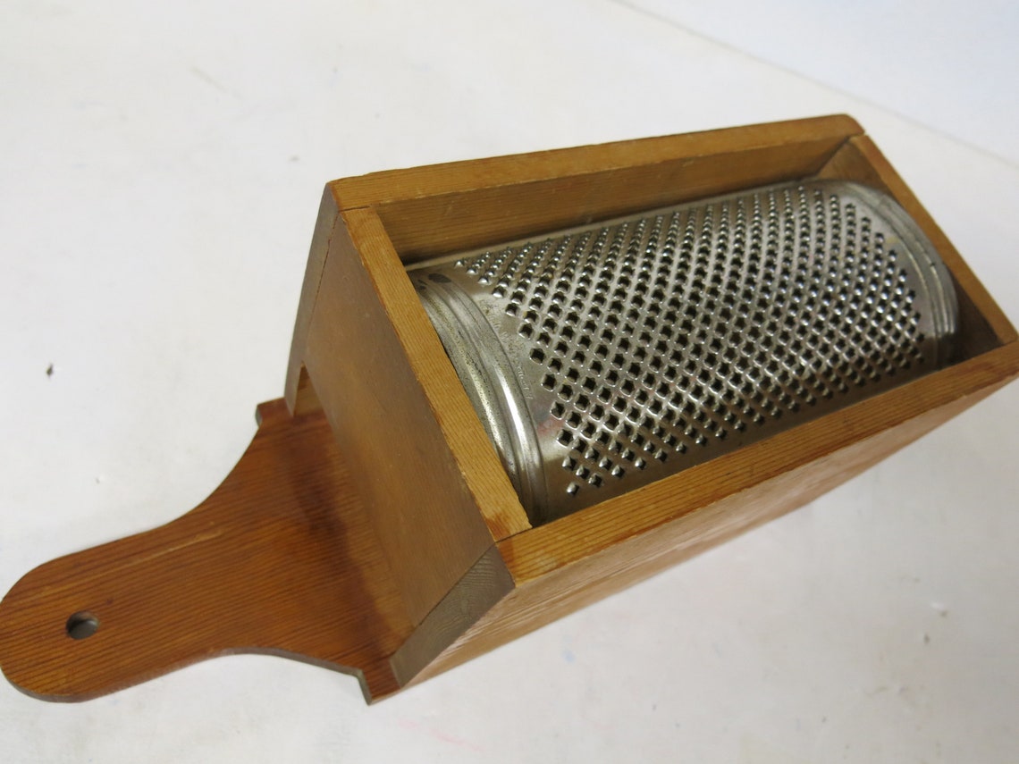 Vintage Cheese Grater Box German Wooden Cheese Grater Vintage Etsy