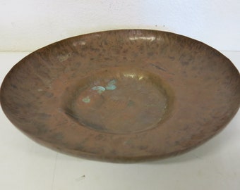 Cuenco de cobre martillado para artes y manualidades: estilo Ikebana Mission