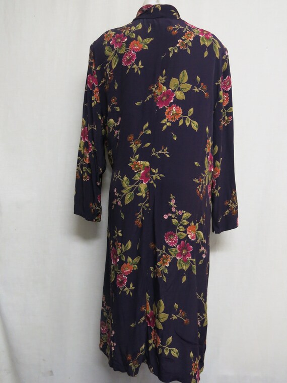 Kimono Robe Short Robe Rayon Housecoat Peignoir P… - image 5