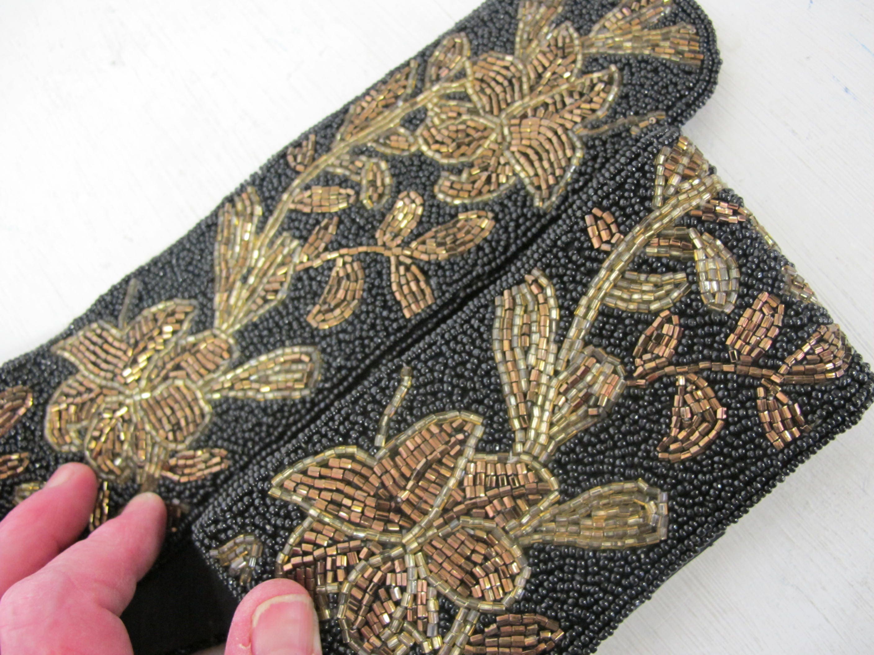 Handmade Beaded Boho Belt: 1980s Floral Crystal Design - Etsy