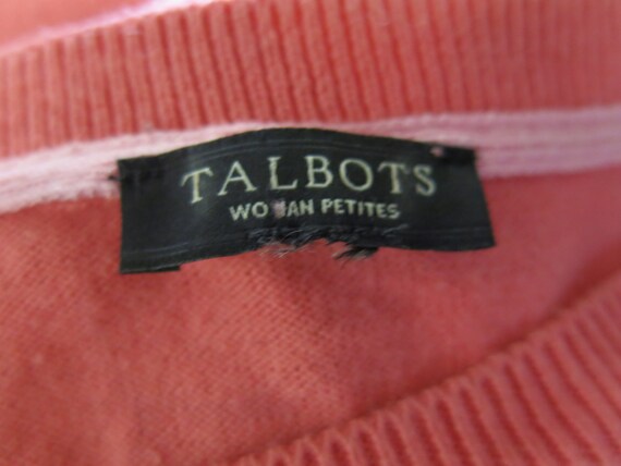 TALBOT'S Sweater Cotton/Rayon Sweater TURTLES Nov… - image 8