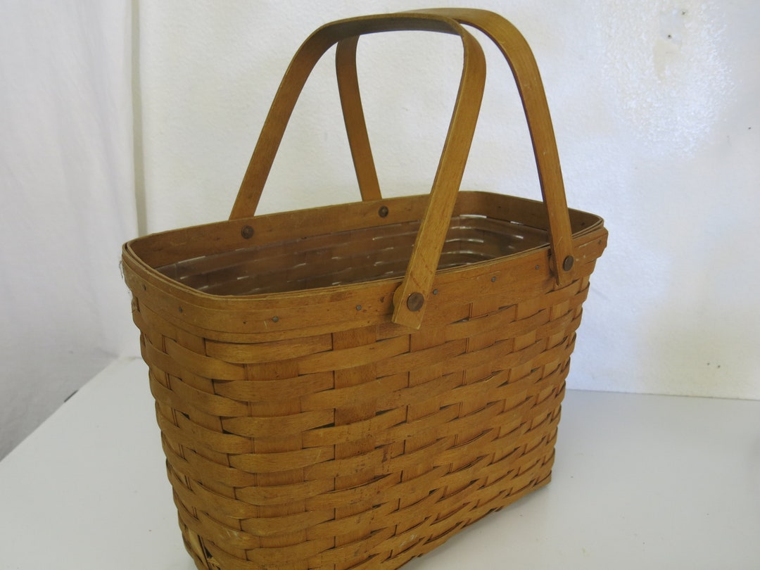 Longaberger Large Market Basket 1994 Etsy