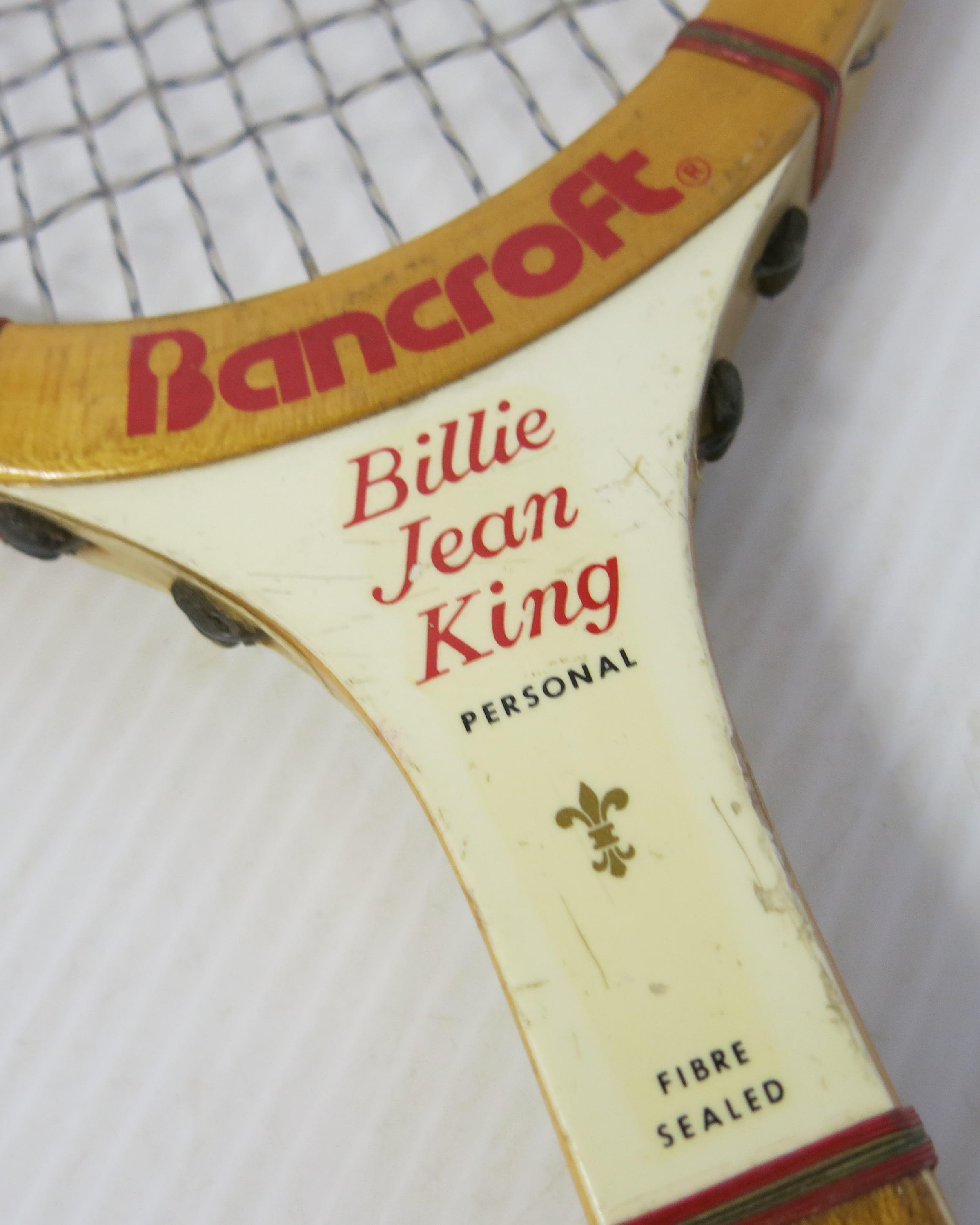 Ancienne Raquette De Tennis Bancroft FRS – USA – Rare Et Belle – Collection