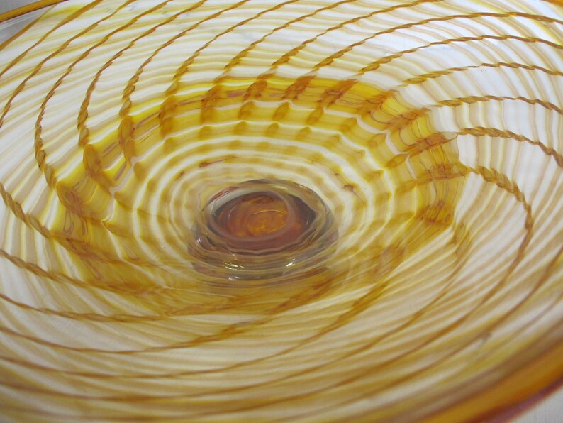 Artisan Glass Bowl Art Glass Bowl West Virginia Steve Davis Etsy
