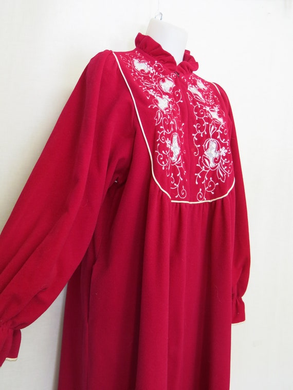 Plush Robe Front Zipper Vanity Fair Velour House D
