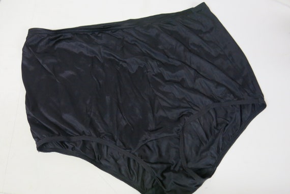 High Waist Nylon Panties Vanity Fair Black Panties Nylon Panties Cotton  Crotch Size 9 2 XL Panties -  Canada