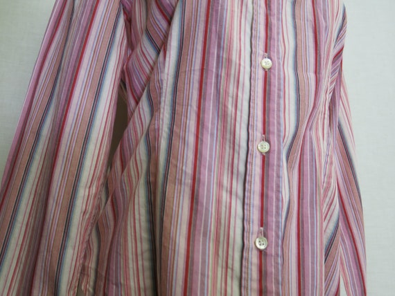 ETRO Cotton Blouse Shirt Striped Cotton Blouse Sm… - image 5