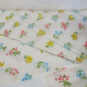 Mid Century Sheets SEARS Sheets Queen Flat Sheet NEW Deadstock