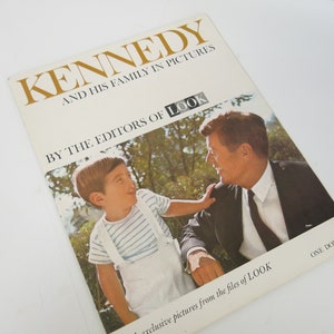 Revista LOOK John F Kennedy 1963 Família Kennedy