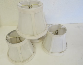 Mid Century Modern Lamp Shades Small Size  Fabric Shade