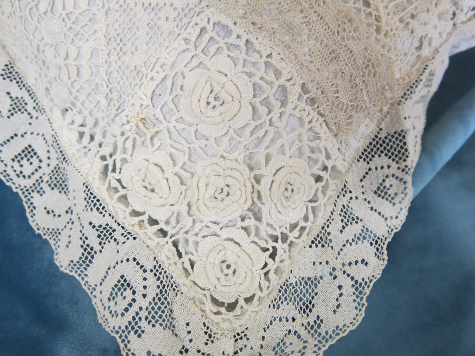 Antique Victorian Lace Pillow Boudoir Bedroom Bridal Etsy