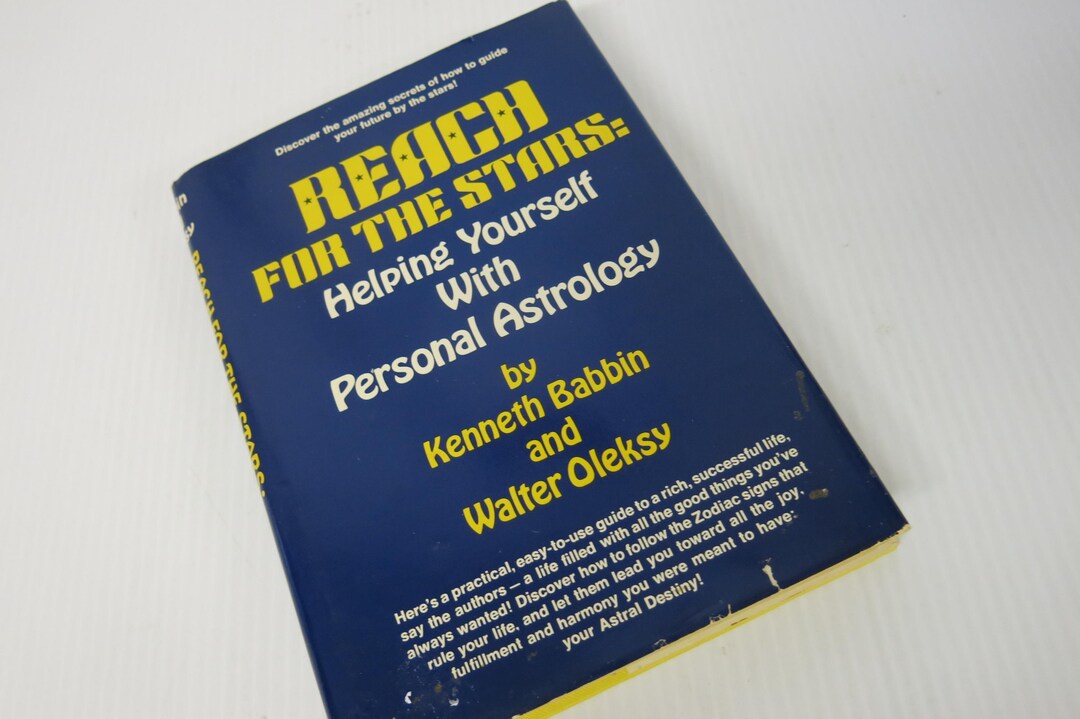 Vintage Astrology Book Reach for the Stars Babbin Oleksy Rare Zodiac ...