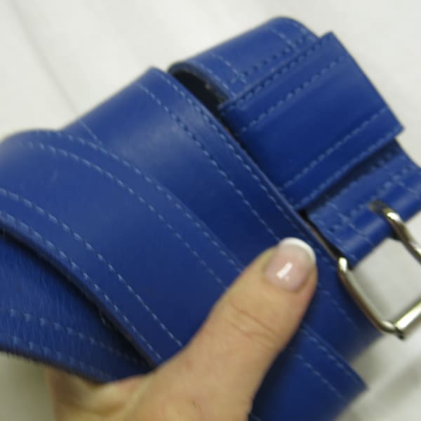 ESPRIT Mod Wide Belt Blue Belt NEW Unused
