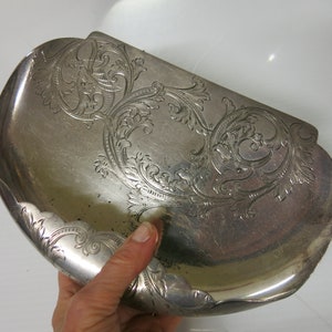 Silent Butler Heavy Dust Shovel Silverplate || Vintage || Crumb Catcher / Shovel / Dustpan || Derby