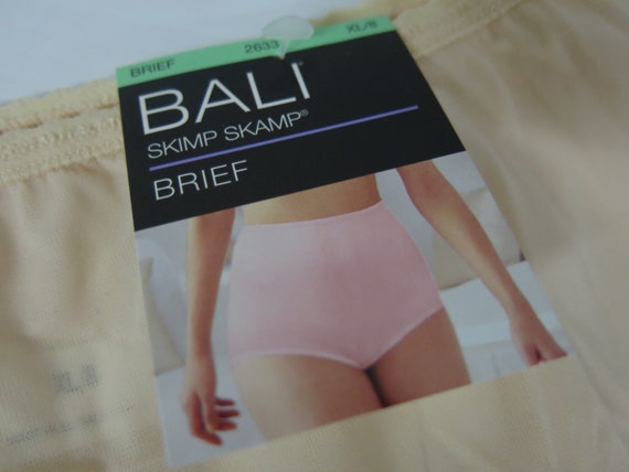 Bali Skimp Skamp Women`s Brief Panty - Best-Seller, 7, White 