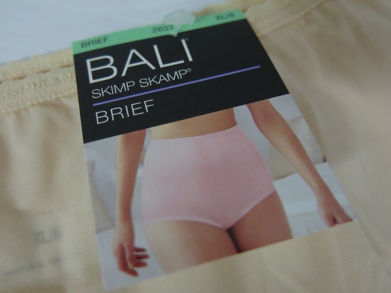 High Waist Nylon Panties Bali Skimp Skamp Panties XXL 10 Panties