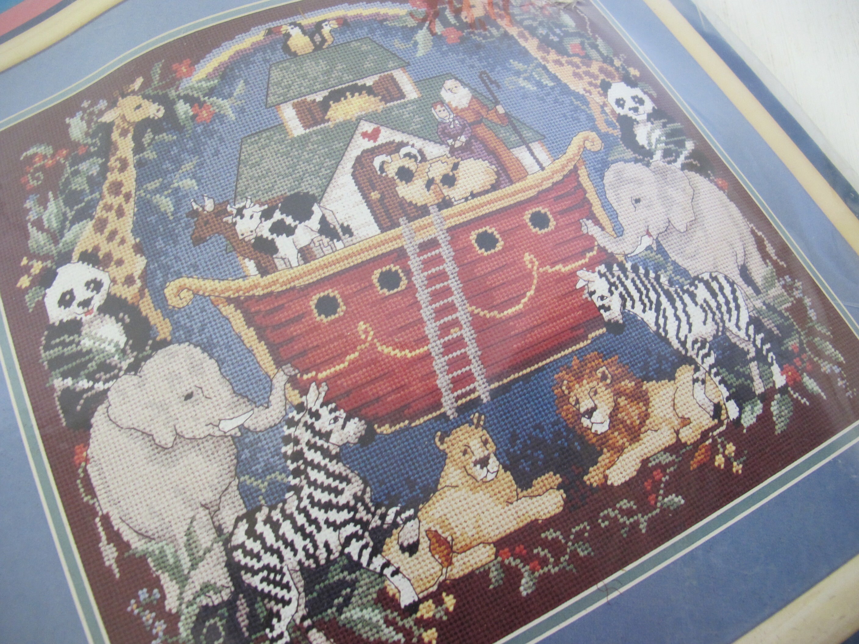 Sunset Needlepoint Noah's Ark Tapestry Kit Ann Craig Wall Picture Kit