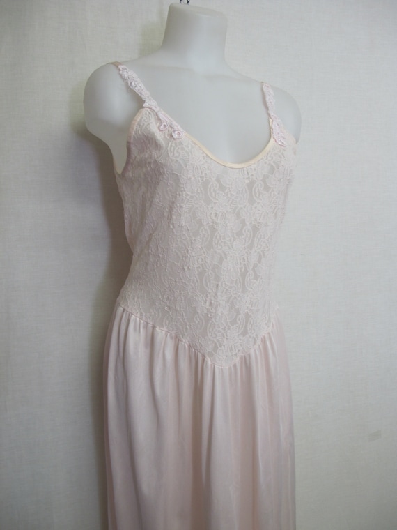 Stretch Lace Nightgown Cotton Candy Pink Nightgown