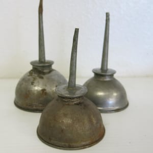 Vintage Oil Cans Set of 3
