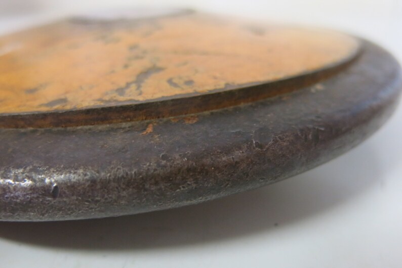 Antique Discus 1920s Swedish Wood Iron and Bronze Discus Etsy