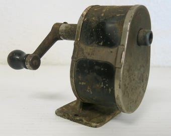 Vintage Boston Pencil Sharpener: Chicago 1920s Classroom Decor