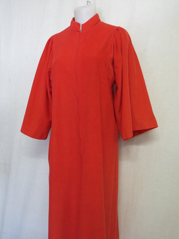 Velour Velvet Robe Evelyn Pearson Robe House Dres… - image 2