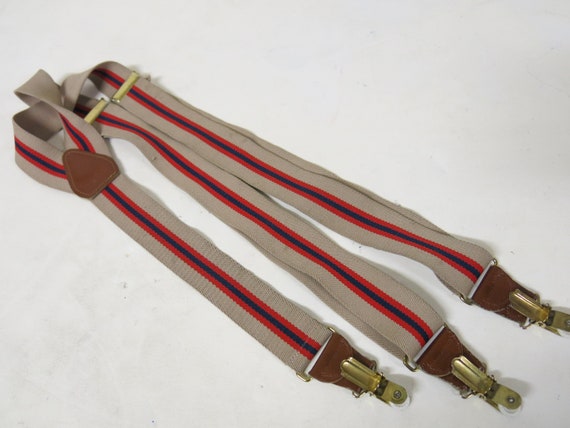 Stripe Suspenders Hipster Suspenders Braces Stretc