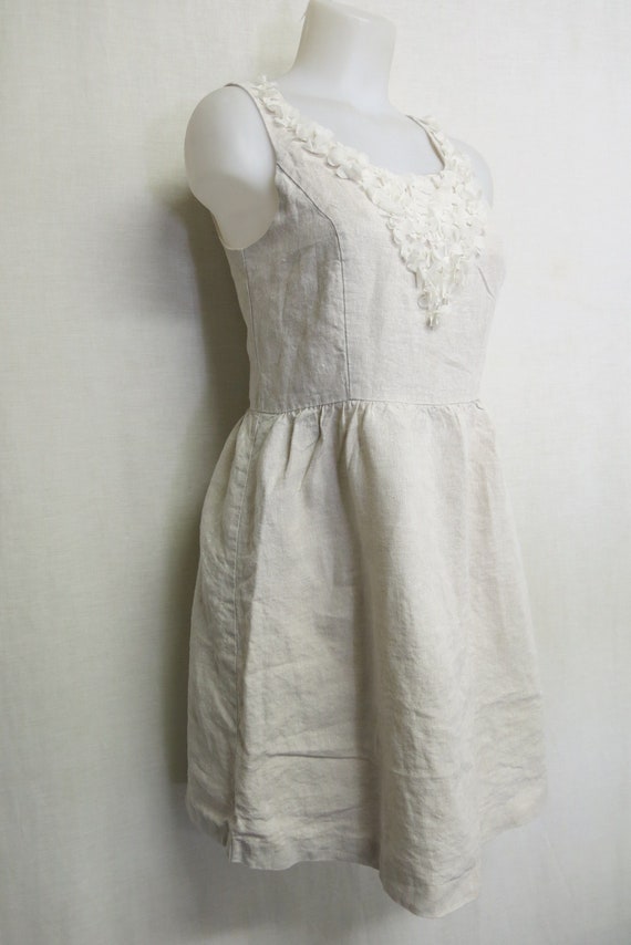 Summer Sleeveless Dress Linen Dress