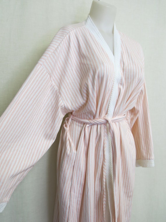 Cotton Short Robe Housecoat Soft and Comfy Large