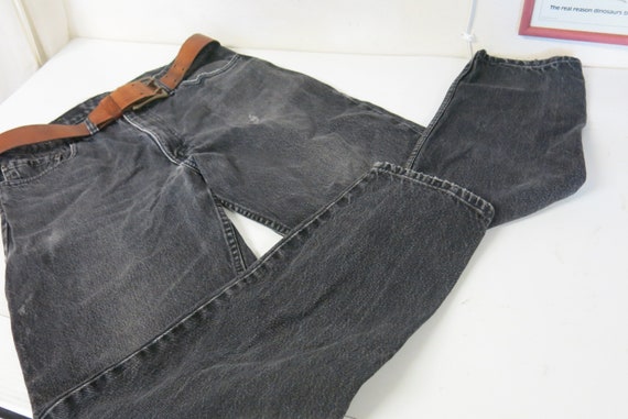 Black Levis 550 Made in USA 36 30 Black Jeans With Vintage