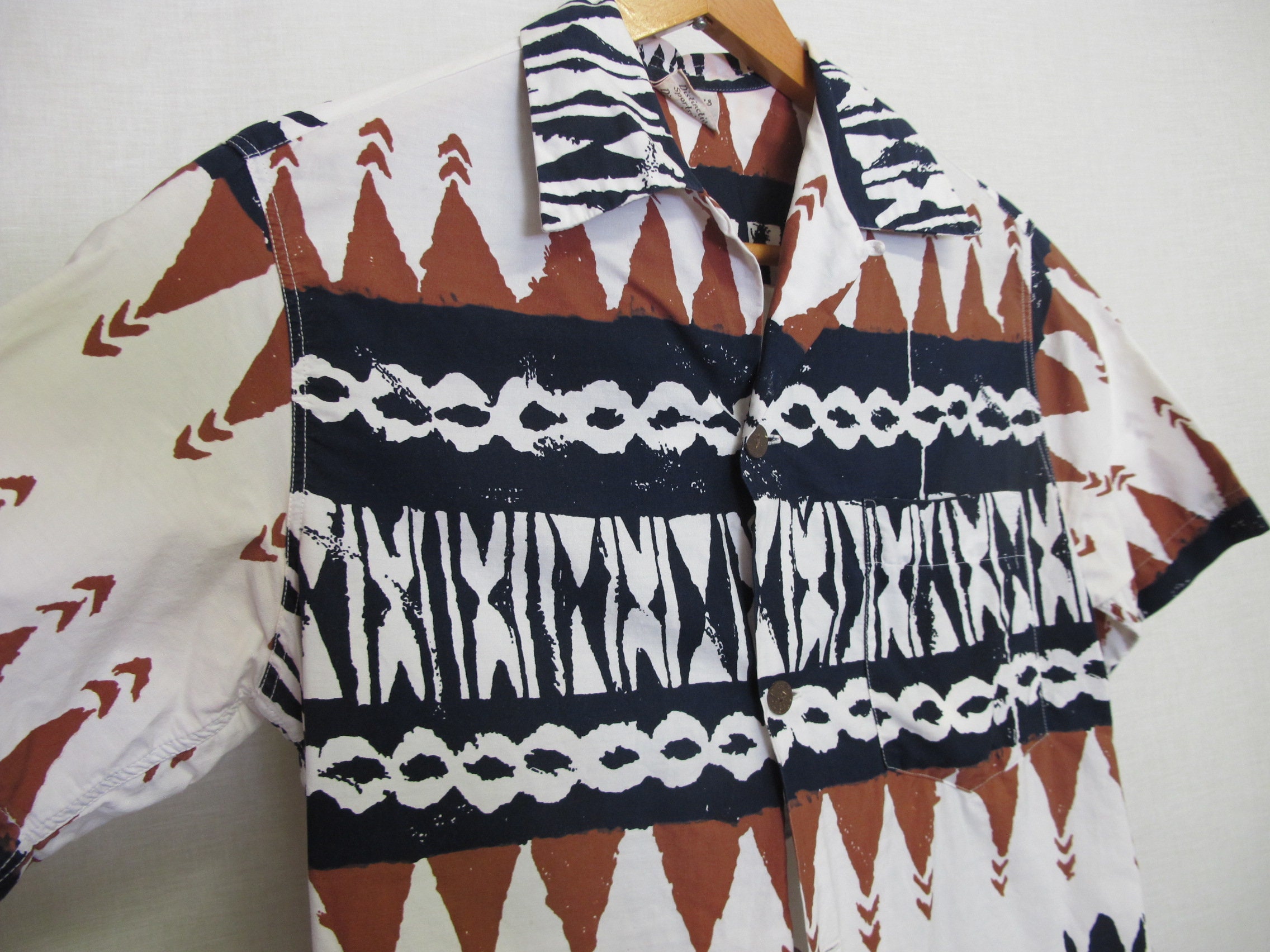 SOLD ALFRED SHAHEEN 1950 Hawaiian Shirt Vintage Beach Bum Tiki