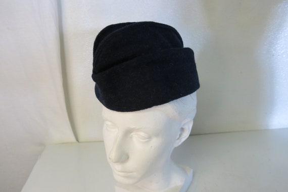 Vintage French Military Cap Hat WWII Garrison Cap - image 1