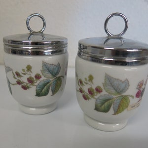 Egg Coddler EVESHAM  Royal Worcester Blackberries