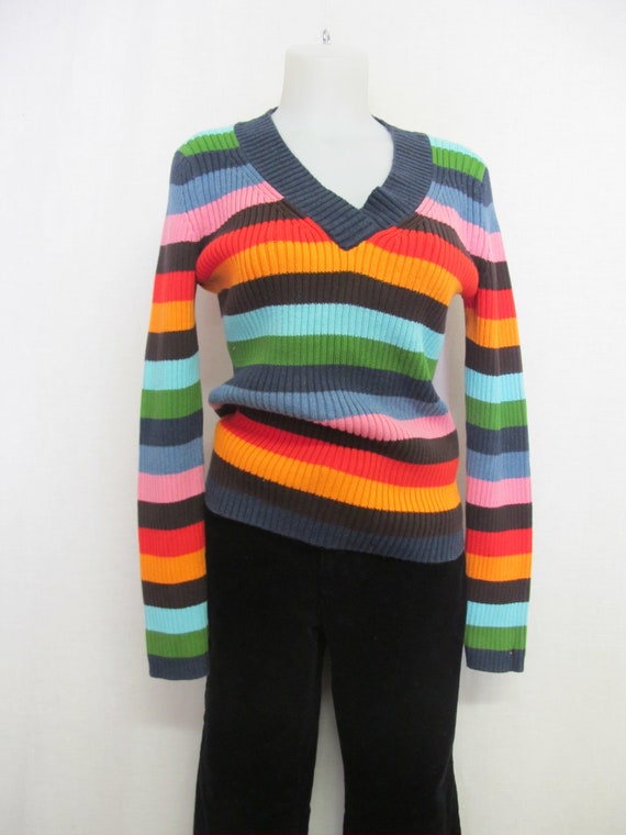 tommy hilfiger rainbow sweater