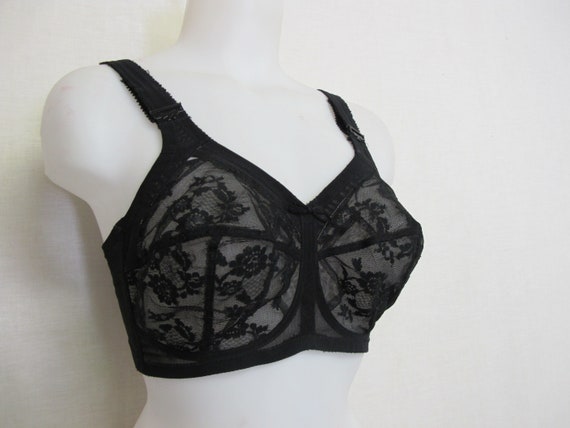 Pin Up Bra Black Lace Bra SKY BALI Bullet Bra 34